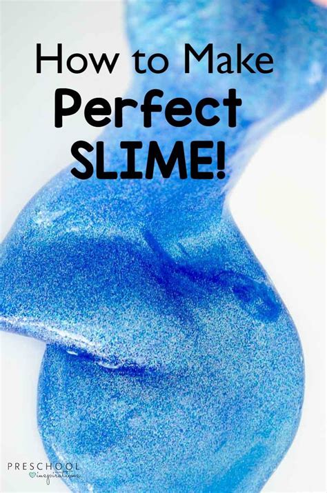 how to make perfect slime